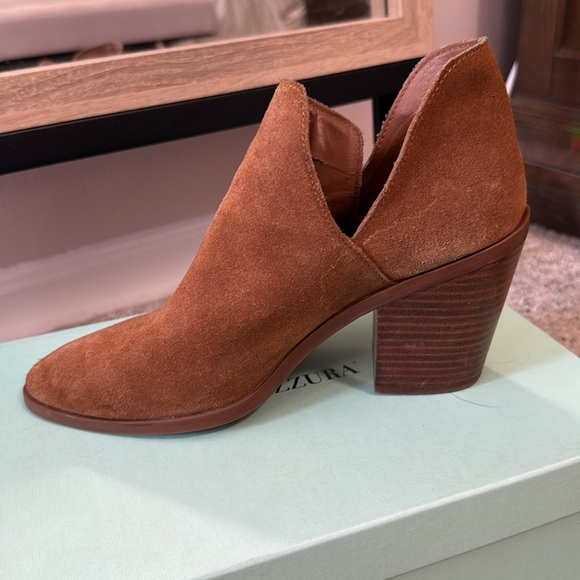 Steve Madden Ayla Brown Suede Bootie Boot Shoe - Picture 5 of 11